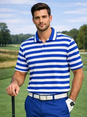 NEW Ralph Lauren Polo Golf Shirt L Linen Blend Lightweight Preppy